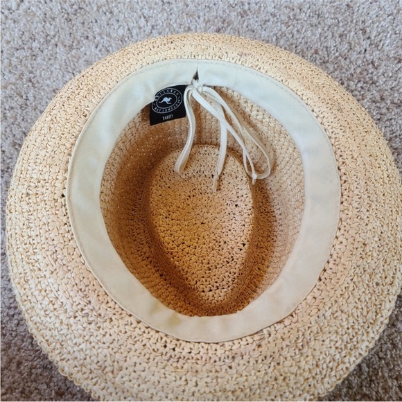 Wallaroo Tahiti Woven Straw Sun Hat - Natural - Picture 5 of 6
